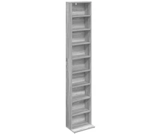 CD spinta Pilka Sonoma 33 x 23,5 x 175 cm Apdirbta mediena