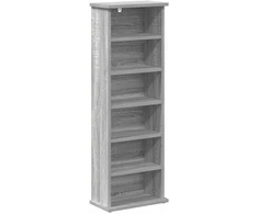 CD spinta Pilka Sonoma 60 x 17 x 92 cm Apdirbta mediena
