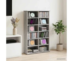 CD spinta Pilka Sonoma 60 x 17 x 92 cm Apdirbta mediena