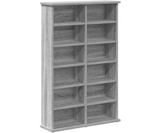 CD spinta Pilka Sonoma 60 x 17 x 92 cm Apdirbta mediena