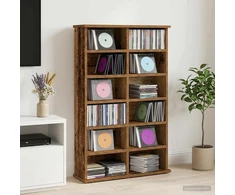 CD spinta Ąžuolo mediena 60 x 17 x 92 cm Apdirbta mediena