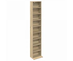 CD spinta Sonoma ąžuolas 33 x 23,5 x 175 cm Apdirbta mediena