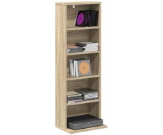 CD spinta Sonoma ąžuolas 33 x 23,5 x 97,5 cm Apdirbta mediena