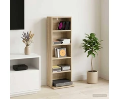 CD spinta Sonoma ąžuolas 33 x 23,5 x 97,5 cm Apdirbta mediena