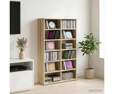 CD spinta Sonoma ąžuolas 60 x 17 x 92 cm Apdirbta mediena