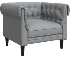 Sofa Šviesiai pilka 78,5 x 74,5 x 74,5 cm Poliesteris