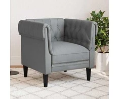 Sofa Šviesiai pilka 78,5 x 74,5 x 74,5 cm Poliesteris