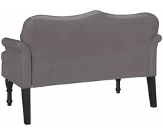 Česterfildo suolas Pilka 120,5 x 65 x 75 cm Dirbtinė oda