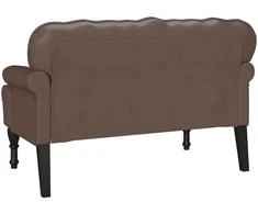 Česterfildo suolas Ruda 119,5 x 64,5 x 75 cm Dirbtinė oda