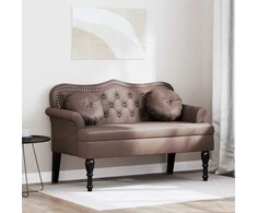 Česterfildo suolas Ruda 120,5 x 65 x 75 cm Dirbtinė oda