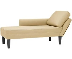 Sofa Chaise Lounge su pagalve pilkai žalia velveto audinys