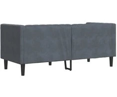 Sofa Tamsiai pilka 174 x 74,5 x 70,5 cm Aksomas