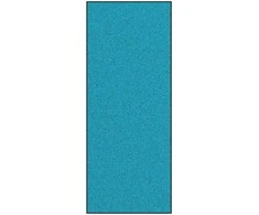 Durų kilimėlis Cianas ir Juodas 120 x 300 cm 100% poliamidas