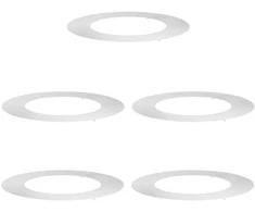 tinkamas plokštiems medžio žiedams 5 pcs Sidabro Ø50 / 80 cm