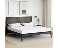 Čiužinys Balta ir mėlyna 200 x 200 cm Žakardinis audinys