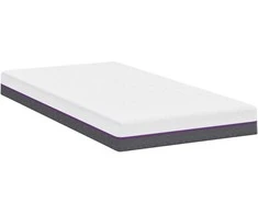 „Memory Foam“ čiužinys Vidutinis 120 x 200 cm Balta ir pilka