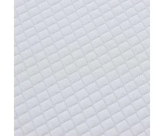 Čiužinys Vidutinio minkštumo 120 x 200 cm Balta ir pilka