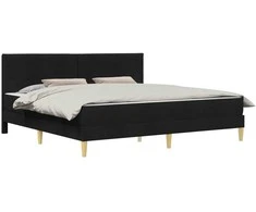 Lovos rėmas Juodas 200 x 200 cm Poliesteris