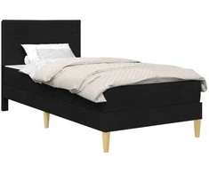 Lovos rėmas Juodas 90 x 190 cm Poliesteris