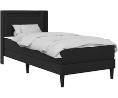 Čiužinys Lovos rėmas su čiužiniu Juoda 80 x 200 cm Dirbtinė oda