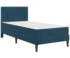 Čiužinys Lovos rėmas su čiužiniu Mėlyna 90 x 200 cm Aksomas