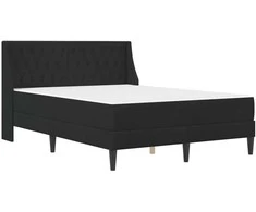 Čiužinys Lovos rėmas su čiužiniu su čiužiniu Juodas 140 x 200 cm Aksomas