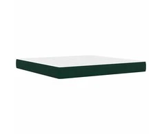 Čiužinys Lovos rėmas su čiužiniu Tamsiai žalia 200 x 200 cm Aksomas