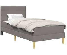 Lovos rėmas Taupe 90 x 190 cm Poliesteris