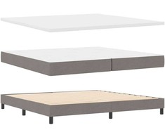 Kiemas lova su galvūgalio Tortora 200 x 200 cm audinys
