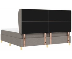Kiemas lova su galvūgalio Taupe 200 x 200 cm audinys