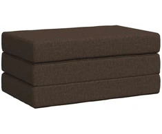 Čiužinys Sulankstomas Sofos Lova 100 x 67 x 45 cm Taupe