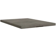 Čiužinys Sulankstomas Sofos Lova 140 x 67 x 45 cm Šviesiai pilka