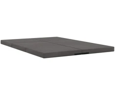 Čiužinys Sulankstomas Sofos Lova 140 x 67 x 45 cm Tamsiai pilka