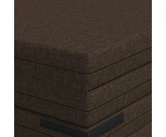 Čiužinys Sulankstomas Sofos Lova 140 x 67 x 45 cm Taupe