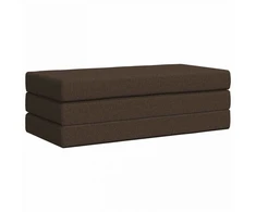 Čiužinys Sulankstomas Sofos Lova 160 x 67 x 45 cm Taupe