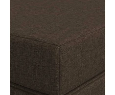Čiužinys Sulankstomas Sofos Lova 200 x 67 x 45 cm Taupe