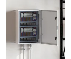 Control Cabinet Pilka 57 x 24,5 x 70 cm ABS plastikas