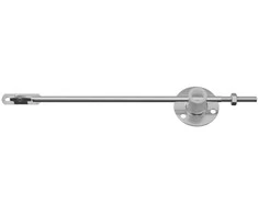 Dangčio atramos vyris 2 pcs Sidabro 194 x 36 x 18 mm Geležis