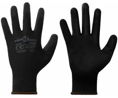 Darbo pirštinės 12 pcs Juoda 8 / m Poliesteris