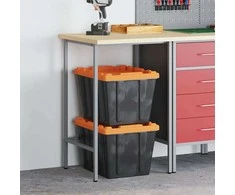 Kampinis stalas Pilka 55 x 55 x 85 cm