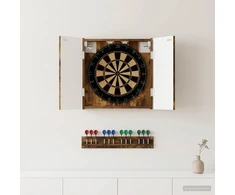 Dartboard spinta ALKMAAR Dūminio ąžuolo 52,5 x 10,5 x 53,5 cm