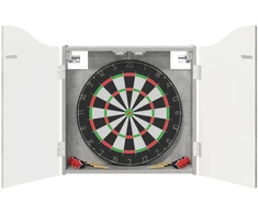 Dartboard spinta Betono pilka 56 x 12 x 63 cm Apdirbta mediena