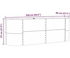 Pakelta lova Žalia 240 x 80 x 81 cm Plienas
