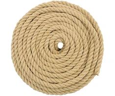 Daugiafunkcinė buitinė virvė 10 mm 100 m Natūrali PP