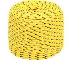 Daugiafunkcinė buitinė virvė 10 mm 25 m Geltona PP