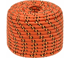 Daugiafunkcinė buitinė virvė 14 mm 25 m Oranžinė PP