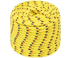 Daugiafunkcinė buitinė virvė 14 mm 25 m Geltona PP