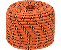 Daugiafunkcinė buitinė virvė 14 mm 50 m Oranžinė PP