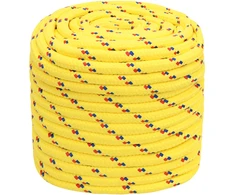 Daugiafunkcinė buitinė virvė 16 mm 100 m Geltona PP