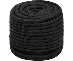 Daugiafunkcinė buitinė virvė 16 mm 100 m Juoda PP